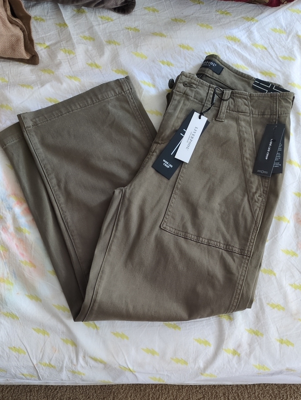Liverpool Army Green 4/27 Cotton Utility Crops NWT